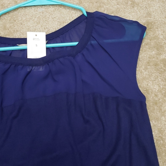 NWT Banana Republic Sheer SS Top - Picture 6 of 6